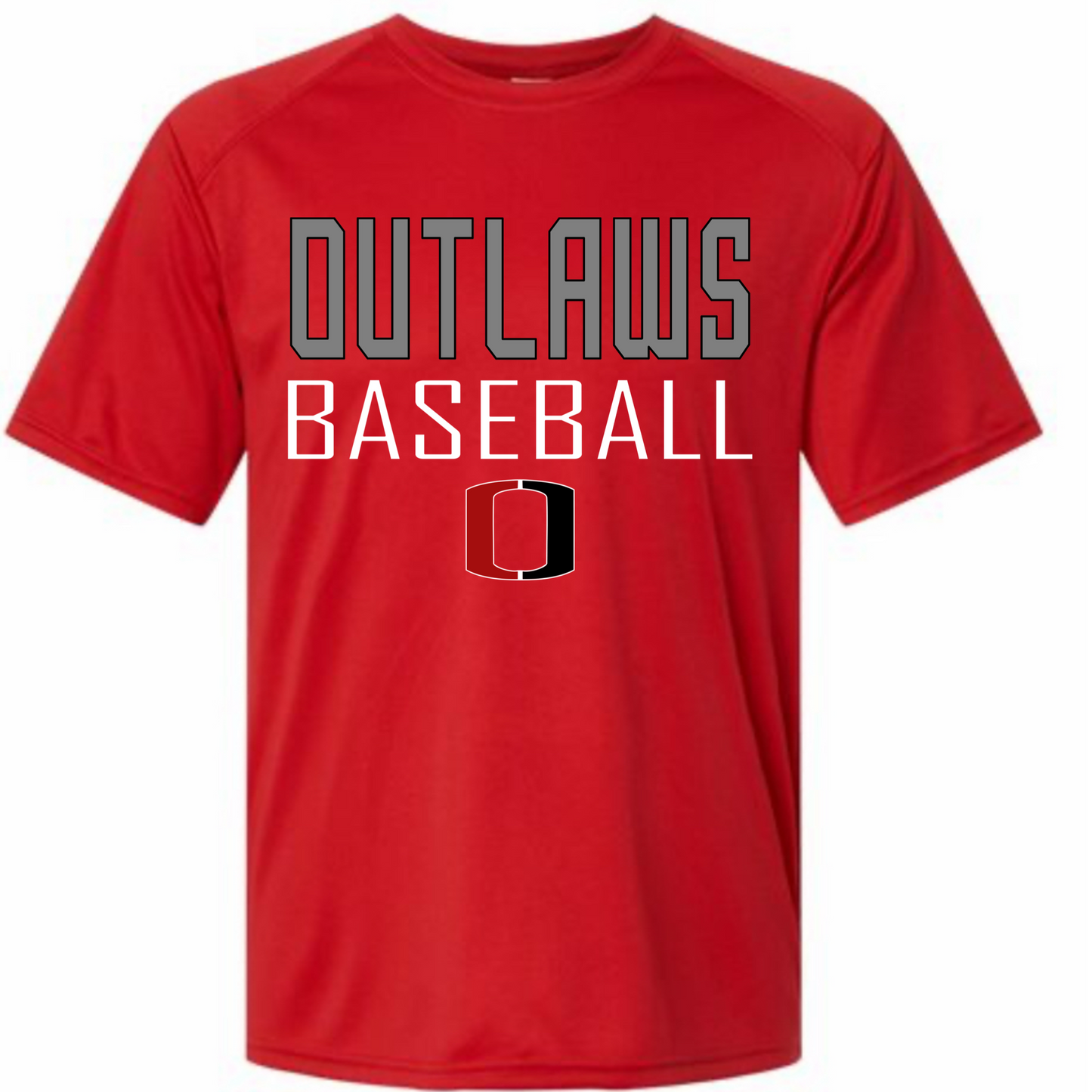Red Outlaws Baseball Dry Fit